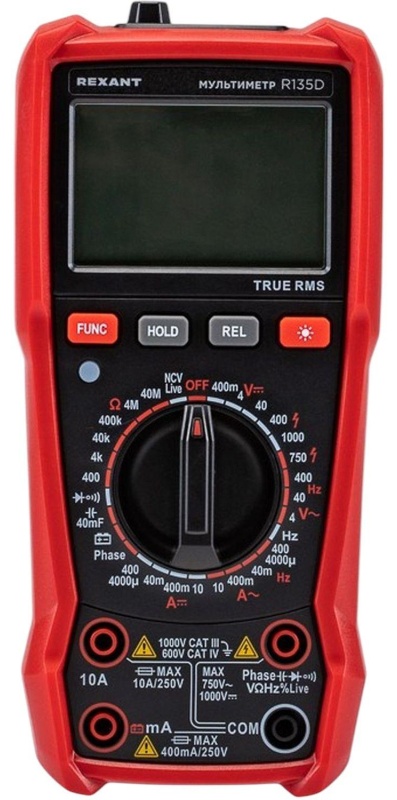 Мультиметр универсальный R135D REXANT (13-3151)