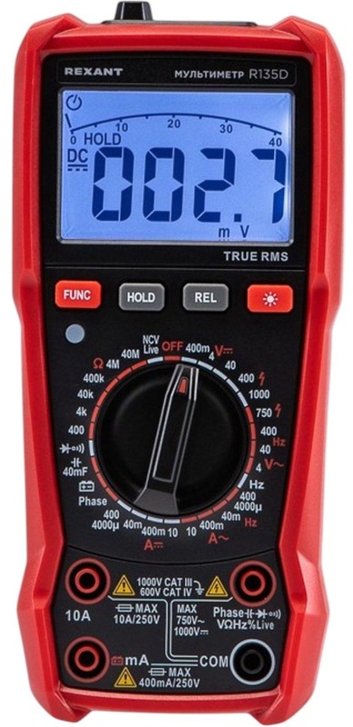 Мультиметр универсальный R135D REXANT (13-3151)