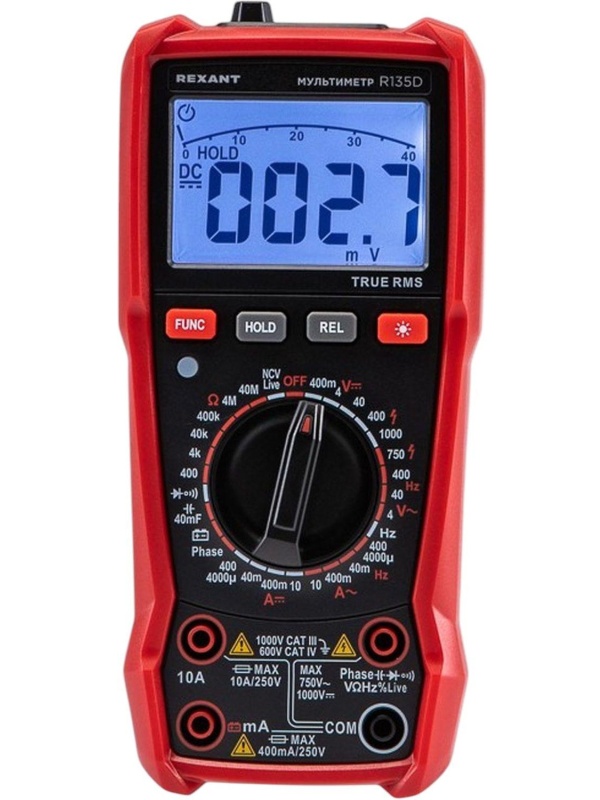 Мультиметр универсальный R135D REXANT (13-3151)
