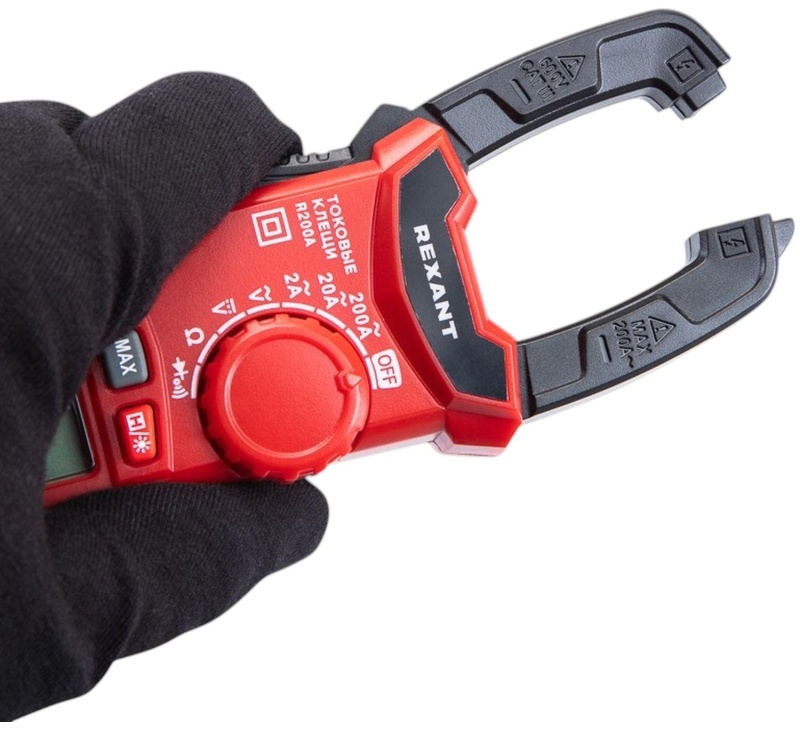 Клещи токовые R200A REXANT (13-3201)