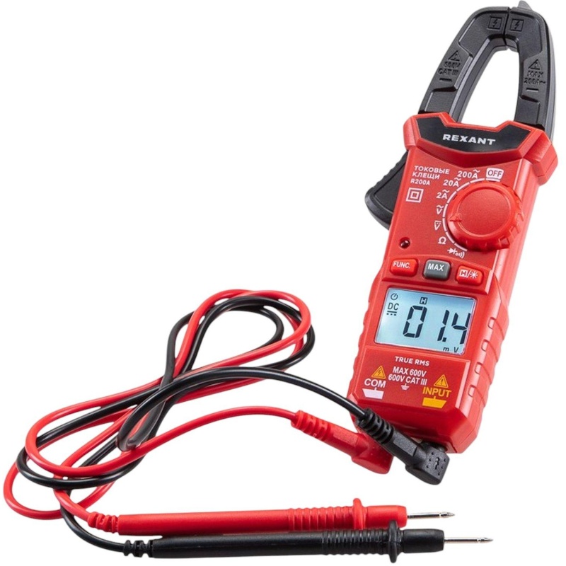 Клещи токовые R200A REXANT (13-3201)