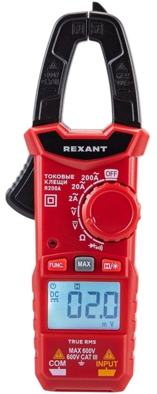 Клещи токовые R200A REXANT (13-3201)
