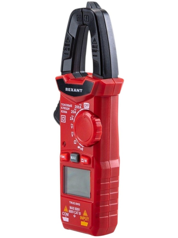 Клещи токовые R200A REXANT (13-3201)