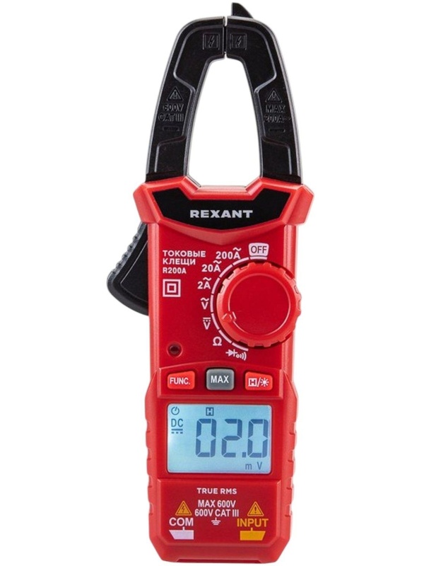 Клещи токовые R200A REXANT (13-3201)