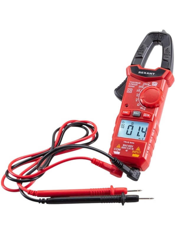 Клещи токовые R200A REXANT (13-3201)