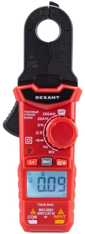Клещи токовые R200D REXANT (13-3220)