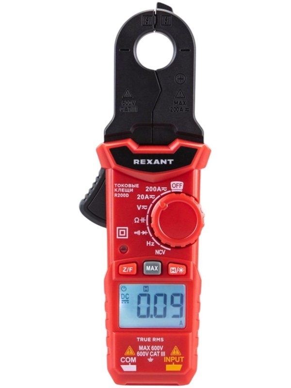 Клещи токовые R200D REXANT (13-3220)