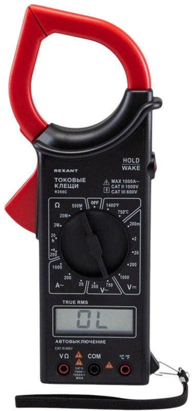 Клещи токовые R266C REXANT (13-3203)