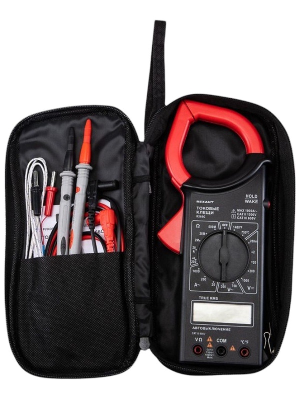 Клещи токовые R266C REXANT (13-3203)