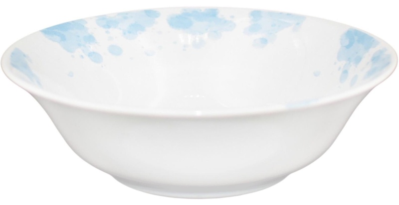 Салатник 360 мл Круглый Зайка голубой 40 шт/уп