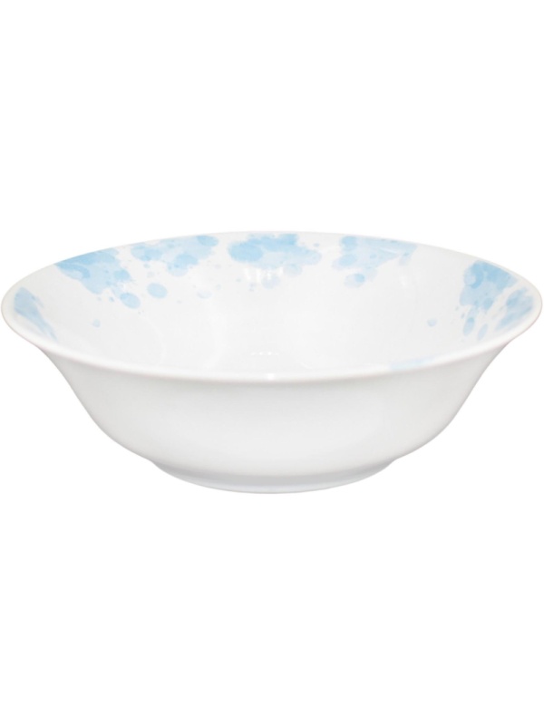 Салатник 360 мл Круглый Зайка голубой 40 шт/уп