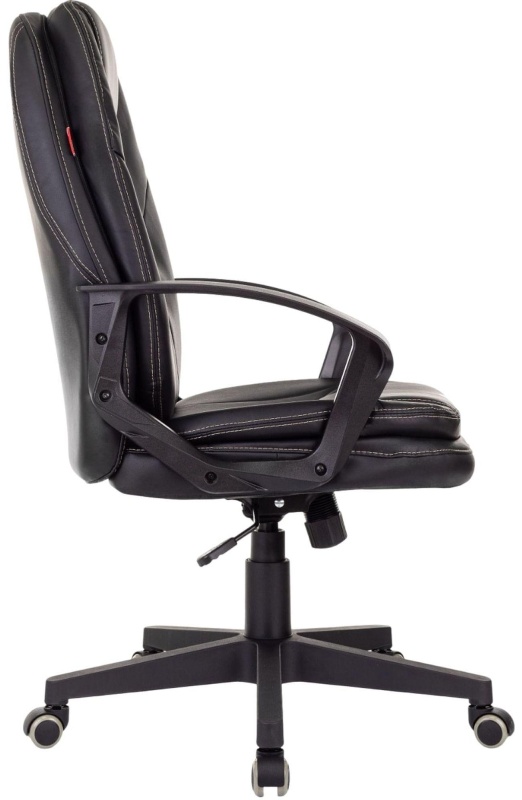 Кресло VB_EChair 668 PU черный эко.кожа крестов. пластик