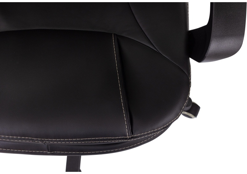 Кресло VB_EChair 668 PU черный эко.кожа крестов. пластик