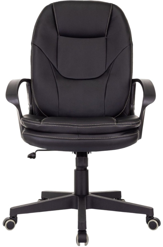 Кресло VB_EChair 668 PU черный эко.кожа крестов. пластик