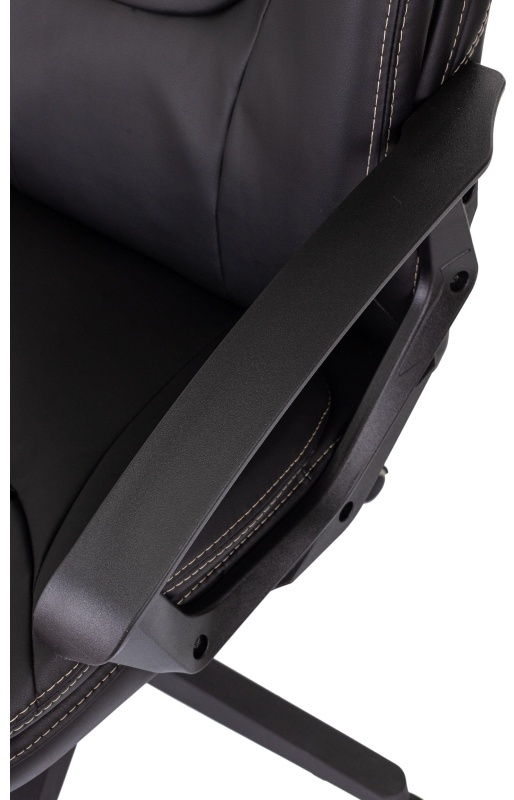 Кресло VB_EChair 668 PU черный эко.кожа крестов. пластик