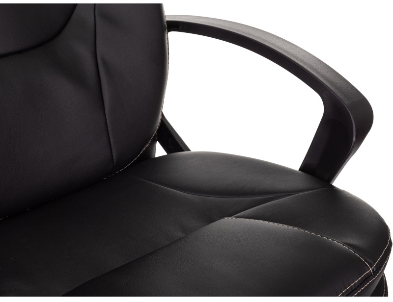 Кресло VB_EChair 668 PU черный эко.кожа крестов. пластик