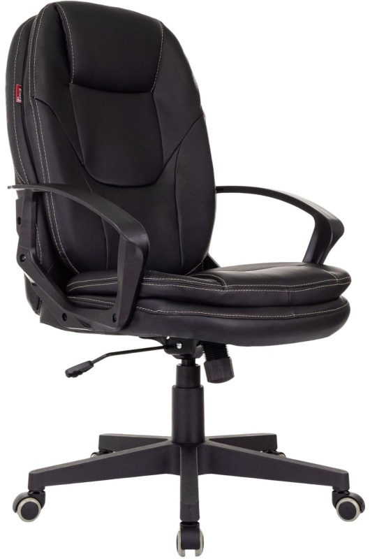 Кресло VB_EChair 668 PU черный эко.кожа крестов. пластик