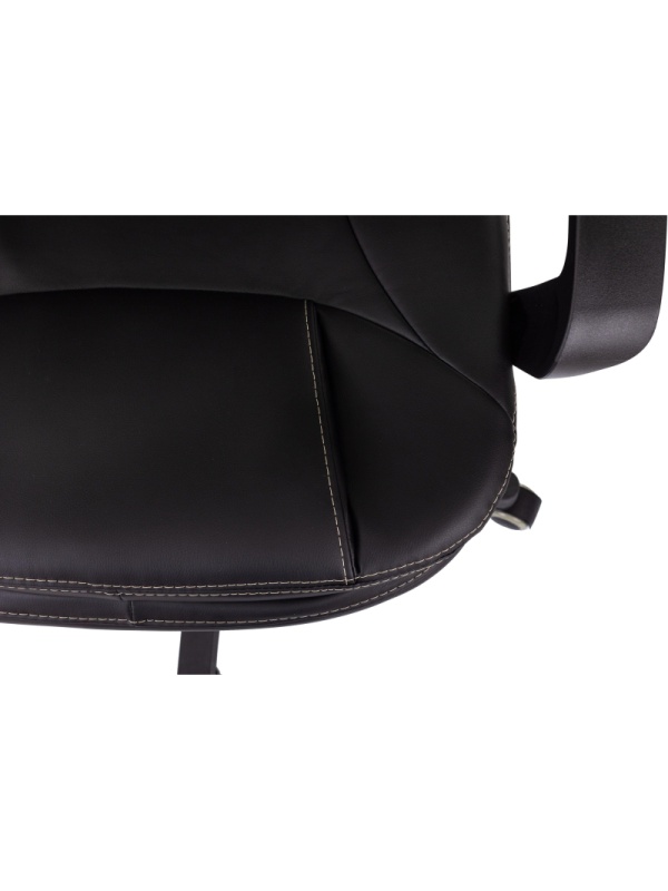 Кресло VB_EChair 668 PU черный эко.кожа крестов. пластик