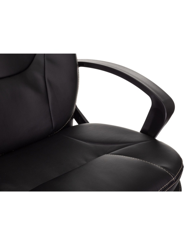 Кресло VB_EChair 668 PU черный эко.кожа крестов. пластик