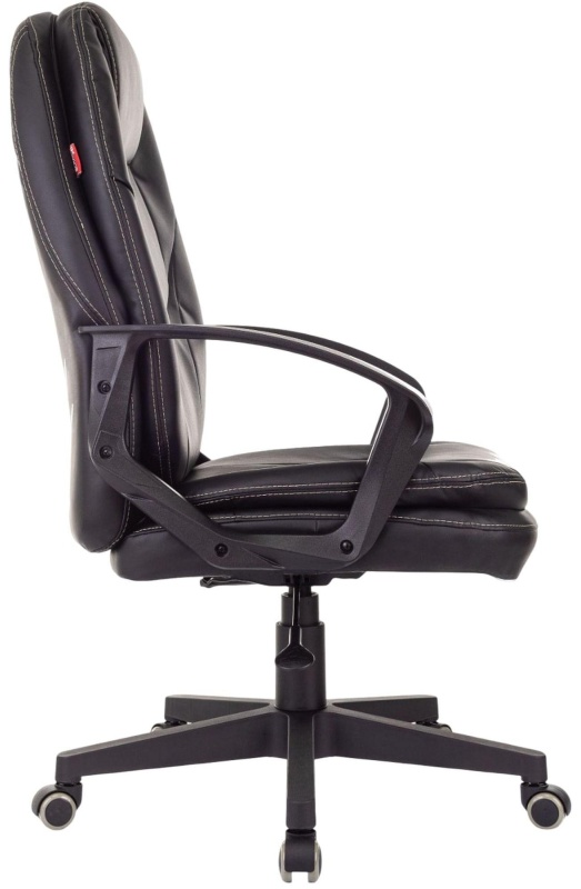 Кресло VB_EChair 668LT PU черный эко.кожа крестов. пластик