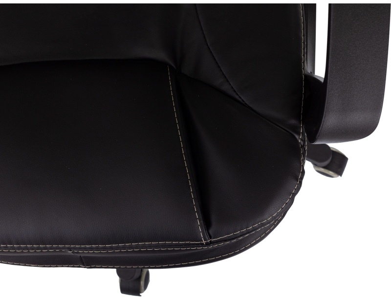 Кресло VB_EChair 668LT PU черный эко.кожа крестов. пластик