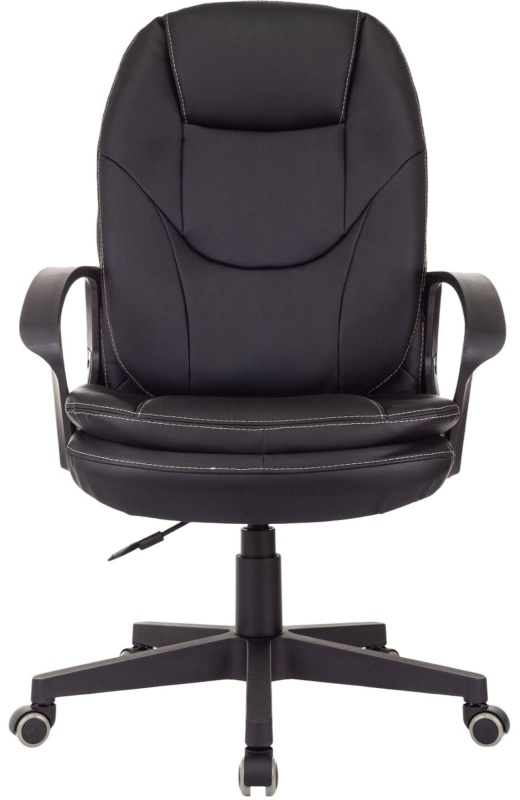 Кресло VB_EChair 668LT PU черный эко.кожа крестов. пластик