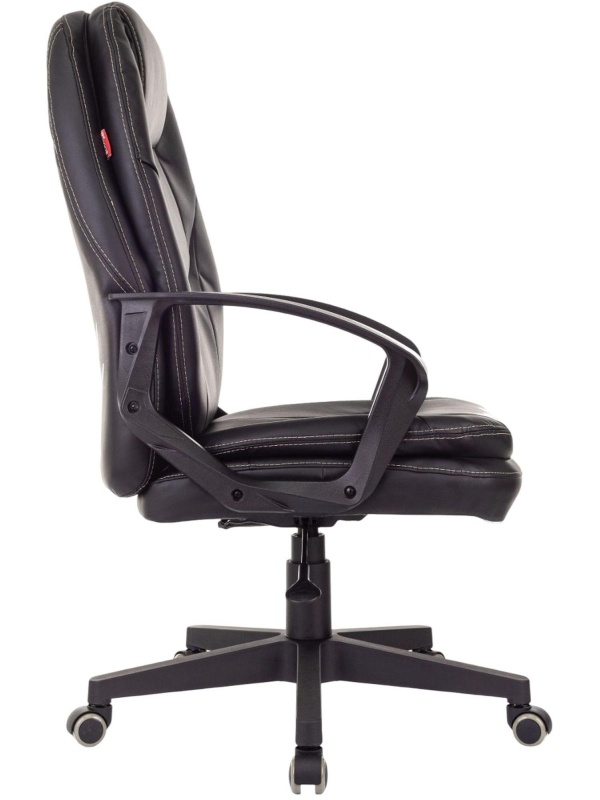 Кресло VB_EChair 668LT PU черный эко.кожа крестов. пластик