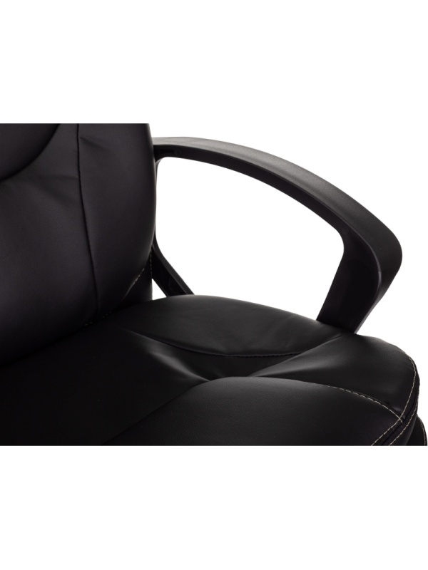 Кресло VB_EChair 668LT PU черный эко.кожа крестов. пластик