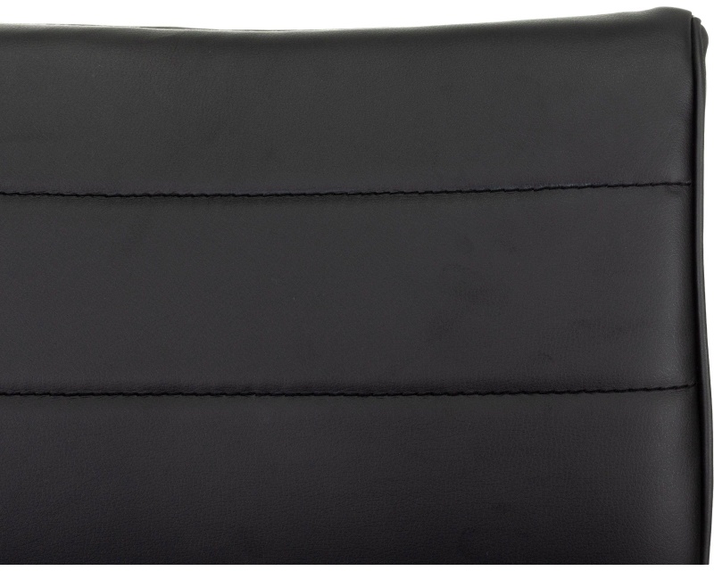 Кресло VB_EChair 303 PU черный эко.кожа крестов. металл черный