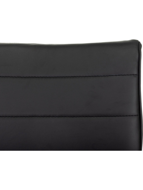 Кресло VB_EChair 303 PU черный эко.кожа крестов. металл черный