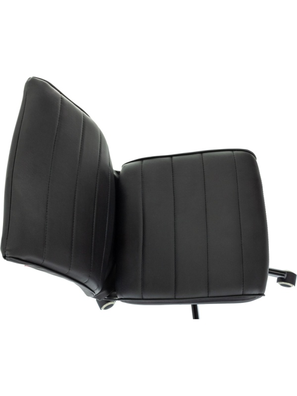 Кресло VB_EChair 303 PU черный эко.кожа крестов. металл черный