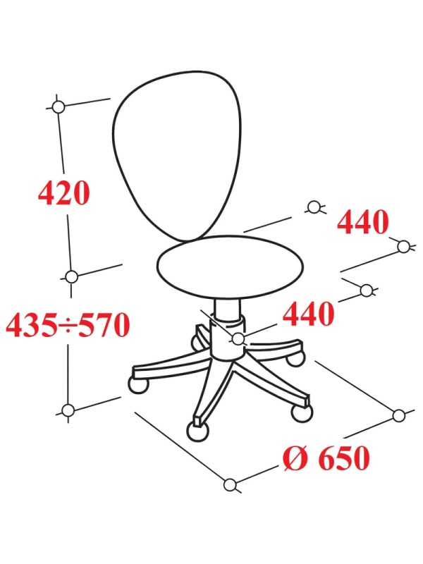 Кресло VB_EChair 303 PU слоновая кость эко.кожа крестов. металл черный