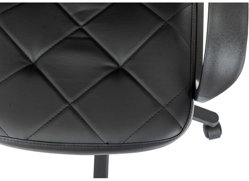 Кресло VB_EChair 602 PU черный эко.кожа крестов. пластик