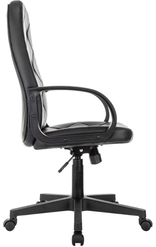 Кресло VB_EChair 602 PU черный эко.кожа крестов. пластик