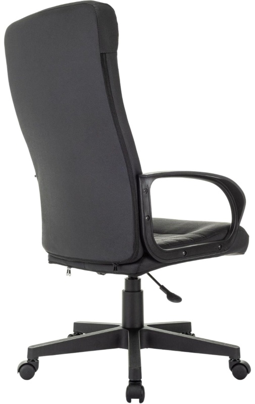 Кресло VB_EChair 659LT PU черный эко.кожа крестов. пластик