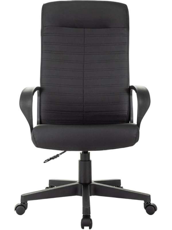 Кресло VB_EChair 659LT PU черный эко.кожа крестов. пластик