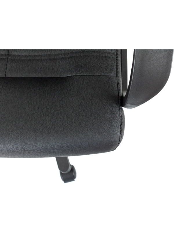 Кресло VB_EChair 659LT PU черный эко.кожа крестов. пластик