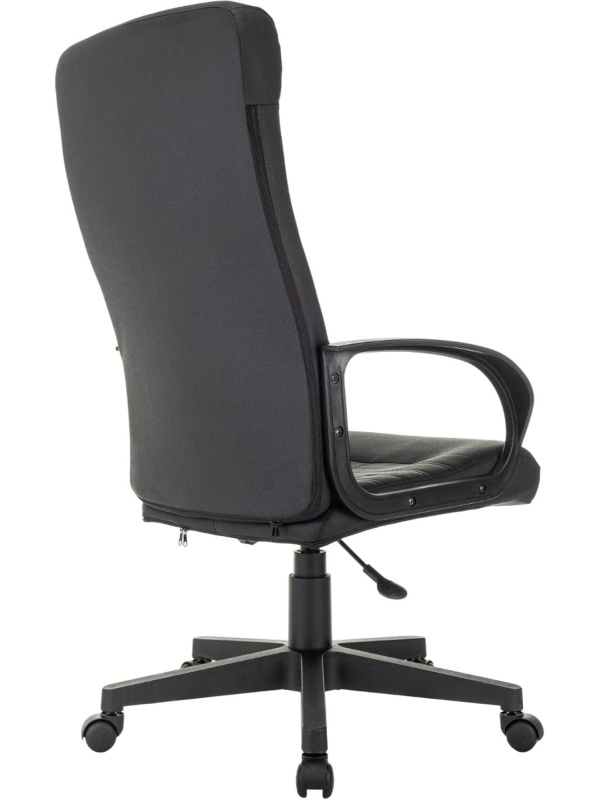 Кресло VB_EChair 659LT PU черный эко.кожа крестов. пластик