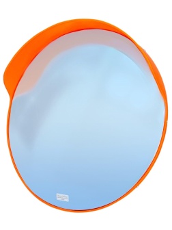 Зеркало дорожное сферическое светоотражающее Turbosky 1000 мм с козырьком