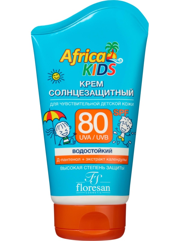 Крем солнцезащитный для детей SPF 80 Africa Kids  