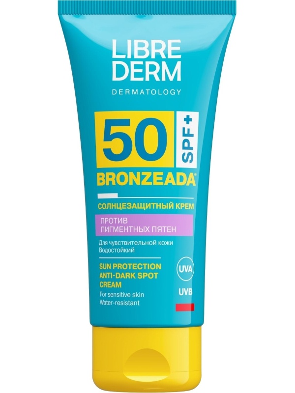 Крем солнцезащитный LIBREDERM BRONZEADA против пигментных пятен SPF50 50 мл