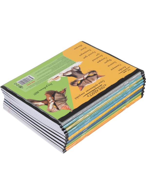 Тетрадь предметная 48л. 'ПРО ХВОСТ', набор 10 шт.,48-2736