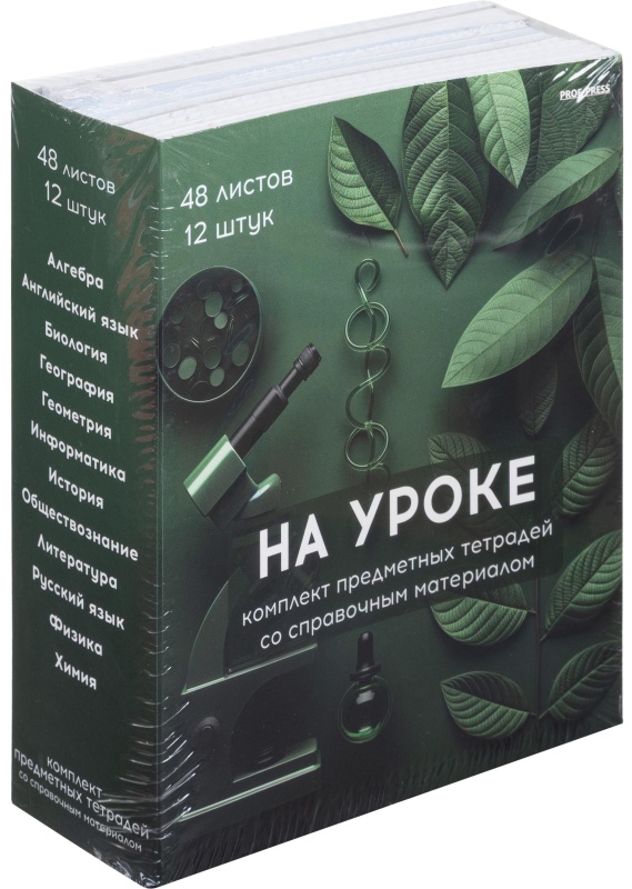 Тетрадь предметная 48л. 'НА УРОКЕ', набор 12 шт., 48-2380