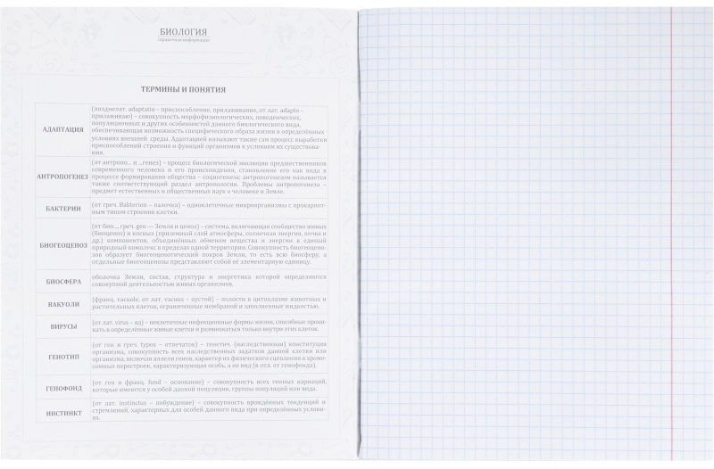 Тетрадь предметная 48л. 'НА УРОКЕ', набор 12 шт., 48-2380