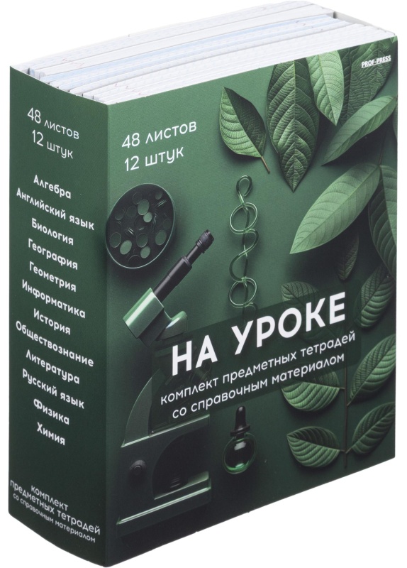 Тетрадь предметная 48л. 'НА УРОКЕ', набор 12 шт., 48-2380