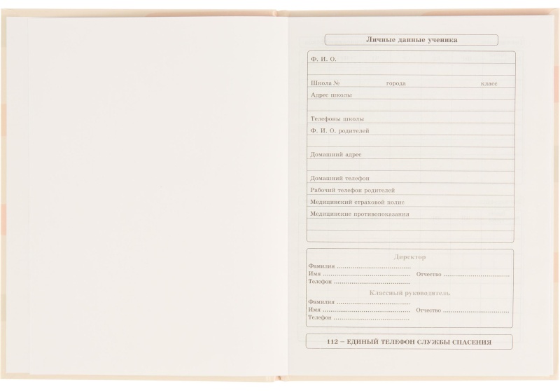 Дневник школьный 40л. ПАСТЕЛЬНЫЙ МИНИМАЛИЗМ - 1, 7БЦ, Д40-3232