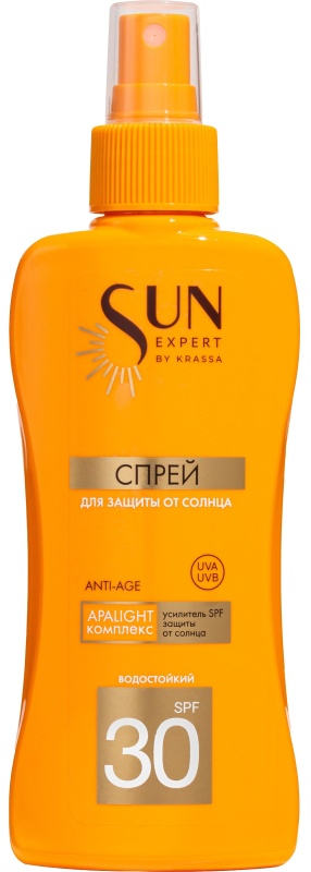 Спрей для защиты от солнца SPF30 180млApalightкомп(Hydroxyapatite)б/диоктит