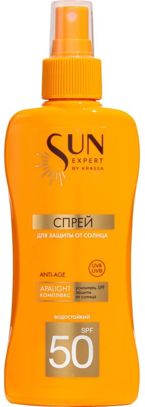 Спрей для защиты от солнца SPF50 180млApalightкомп(Hydroxyapatite)б/диоктит
