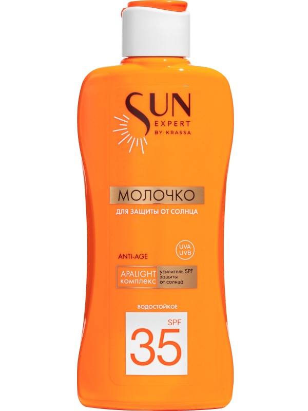 Молочко для защиты от солнцаSPF35 180млApalightком(Hydroxyapatite)б/диоктит