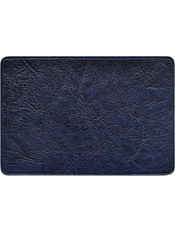 Чехол для карт с вырубкой, 64x96 мм, синий, кожзам 2938.ЯК-201
